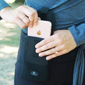 Magnetic Pouch Waist Pack, ID Keys Money Phone Holder Travel Gym Runners NEW